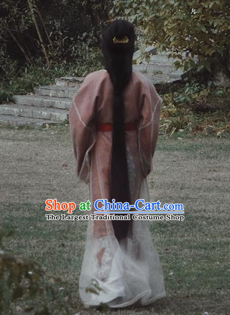 China Traditional Hanfu Dress Attires Ancient Palace Beauty Historical Clothing Han Dynasty Royal Princess Garment Costumes