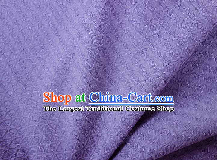 Japan Classical Rattan Pattern Iromuji Kimono Clothing Young Lady Garment Costume Traditional Purple Silk Yukata Dress