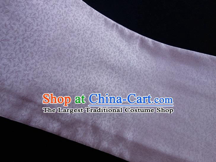 Japan Traditional Lilac Silk Yukata Dress Classical Pattern Iromuji Kimono Clothing Elderly Woman Garment Costume