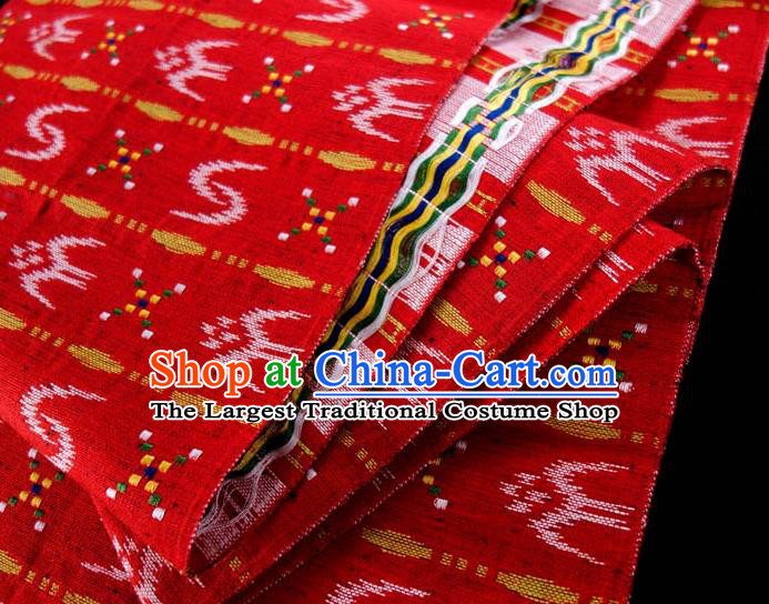 Japanese Kimono Dress Corset Accessories Traditional Yukata Red Belt Classical Pattern Nagoya Waistband