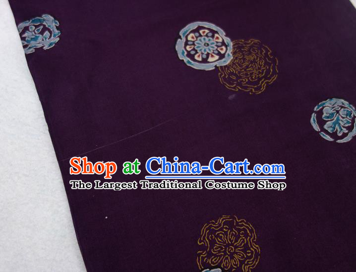 Japanese Kimono Dress Nagoya Corset Accessories Traditional Yukata Robe Purple Belt Classical Pattern Wafuku Waistband