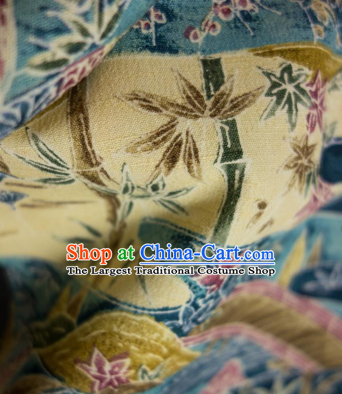 Japanese Classical Bridge Pattern Wafuku Waistband Fabric Kimono Dress Corset Accessories Traditional Yukata Robe Belt Brocade