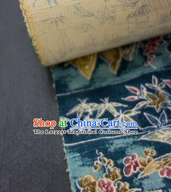 Japanese Classical Bridge Pattern Wafuku Waistband Fabric Kimono Dress Corset Accessories Traditional Yukata Robe Belt Brocade