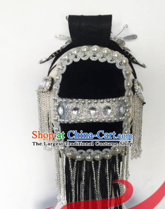 Top China Opera Diva Dance Hair Accessories Classical Dance Wigs Chignon Headwear Group Beauty Dance Hairpieces