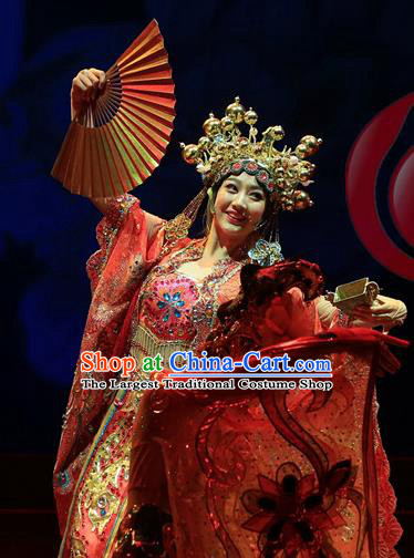 Chinese Stage Performance Empress Dress Outfits Female Opera Group Dance Clothing Classical Dance Garment Costumes