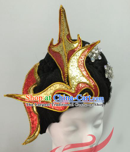 Top China Spring Festival Gala Stage Performance Headdress Classical Dance Hairpieces Court Female Dance Hair Accessories