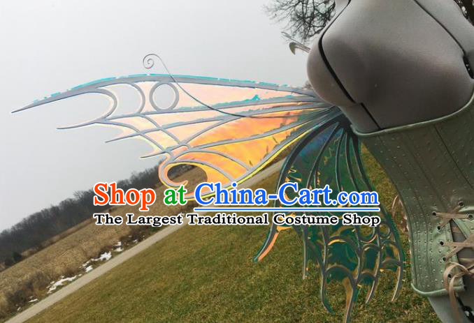 Custom Cosplay Fairy Butterfly Wings Halloween Stage Show Decorations Carnival Parade Back Accessories Brazil Catwalks Props