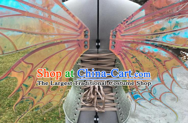 Custom Cosplay Fairy Butterfly Wings Halloween Stage Show Decorations Carnival Parade Back Accessories Brazil Catwalks Props
