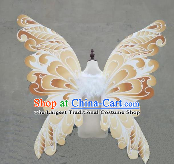 Custom Miami Stage Show Back Decorations Cosplay Fancy Ball Props Catwalks Butterfly Wings Halloween Performance Wear Carnival Parade Accessories