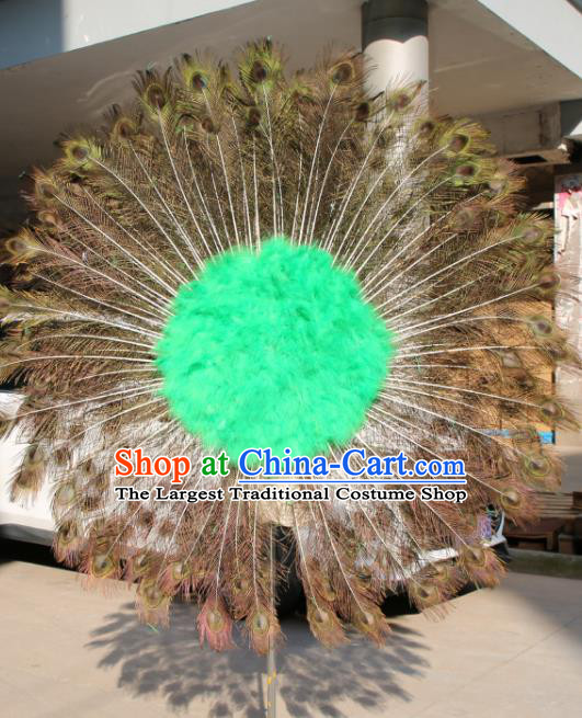 Custom Opening Dance Deluxe Angel Wings Carnival Parade Back Accessories Miami Stage Show Peacock Feather Wear Christmas Catwalks Props