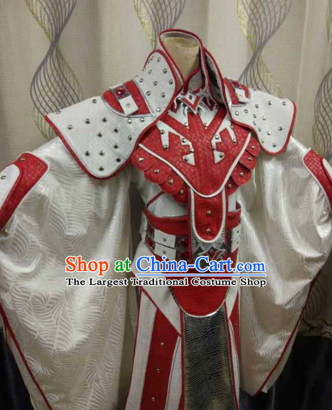 China Traditional Puppet Show Swordswoman Ye Xiaochai Garment Costumes Ancient Female General Clothing Cosplay Heroine Dress Outfits