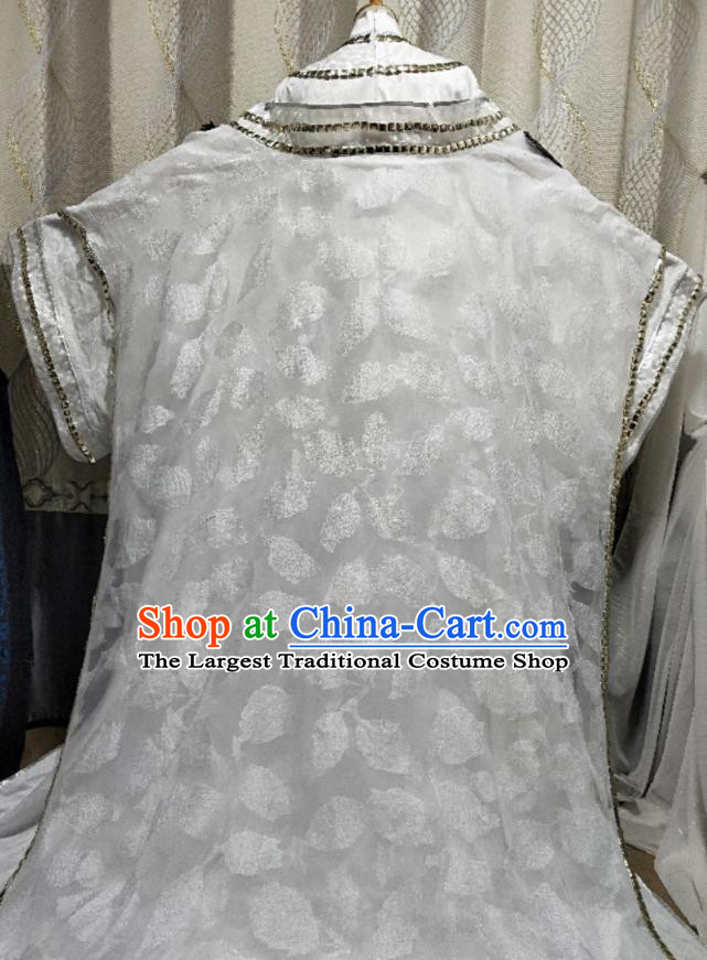 Chinese Puppet Show Swordsman Garment Costumes Ancient Heaven Lord Robe Uniforms Traditional Cosplay Emperor Clothing