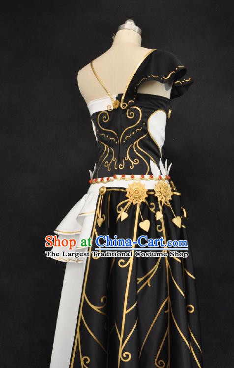 Top Cosplay Fairy Dress Game Character Swordswoman Garment Costume Traditional Chivalrous Lady Clothing