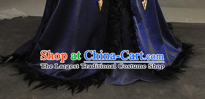 Top Game Character Empress Garment Costumes Traditional Goddess Clothing Cosplay Queen Dress Outfits