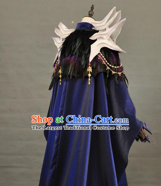 Top Game Character Empress Garment Costumes Traditional Goddess Clothing Cosplay Queen Dress Outfits