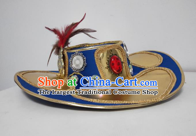 Custom Swordsman Headwear Puppet Show Prince Hat Western Male Headdress