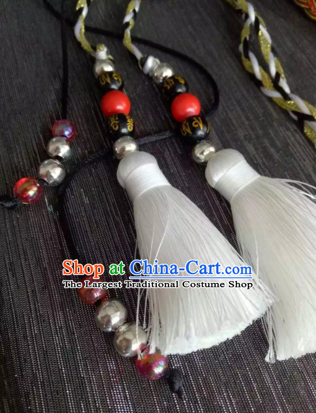 Handmade China Ancient Chivalrous Knight Hair Accessories Cosplay Swordsman Hair Crown Traditional Puppet Show King Headdress