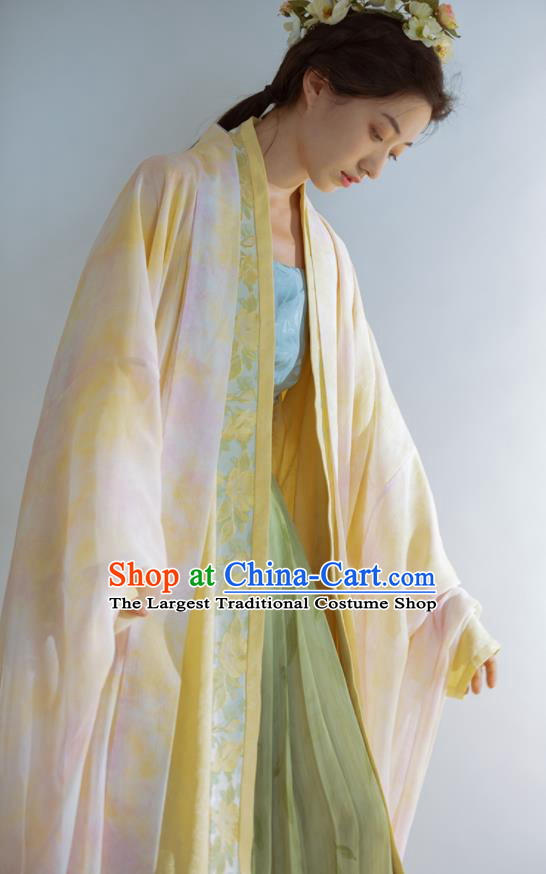 China Traditional Noble Lady Hanfu Dresses Song Dynasty Young Beauty Garment Costumes Ancient Female Historical Clothing Complete Set