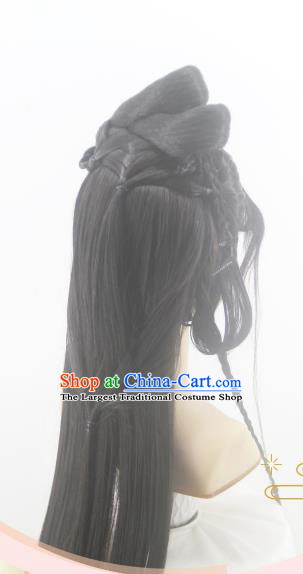 Chinese Traditional Song Dynasty Princess Hairpieces Cosplay Palace Lady Hair Accessories Ancient Fairy Wigs Headwear