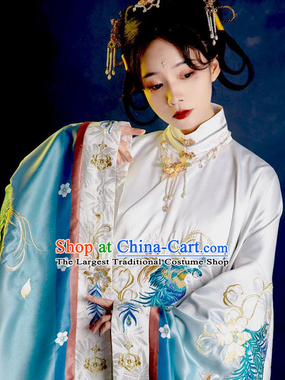 China Traditional Female Historical Clothing Ancient Noble Woman Garment Costumes Ming Dynasty Imperial Consort Hanfu Dress Apparels