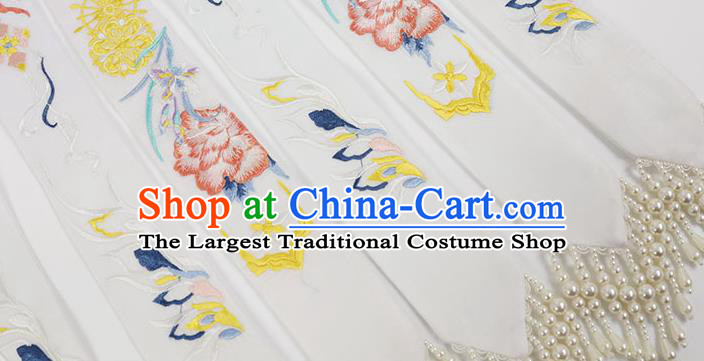 China Ancient Palace Beauty Garment Costumes Jin Dynasty Princess Purple Hanfu Dress Traditional Historical Clothing
