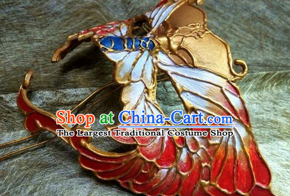 Custom Chinese Handmade Swordsman Face Accessories Cosplay Performance Mask Puppet Show Butterfly Masque Props