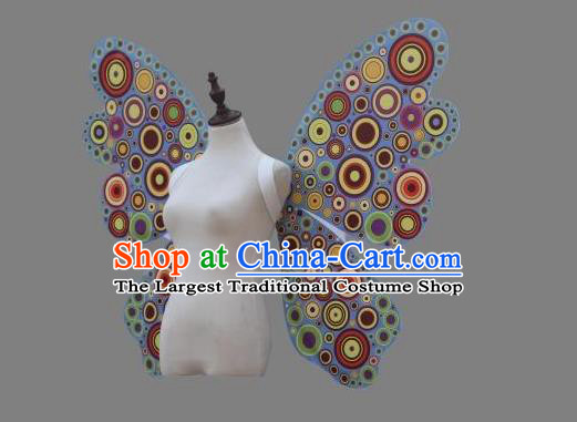 Top Brazilian Parade Back Accessories Samba Dance Decorations Miami Angel Catwalks Props Stage Show Butterfly Wings