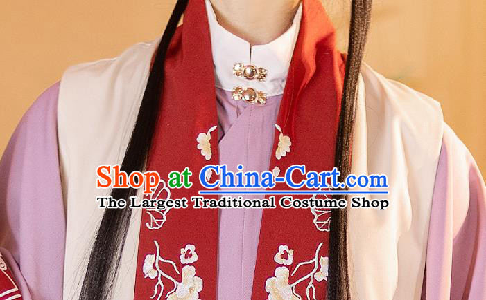 China Ming Dynasty Female Garment Costumes Traditional Nobility Lady Hanfu Dress Apparels Ancient Royal Princess Clothing