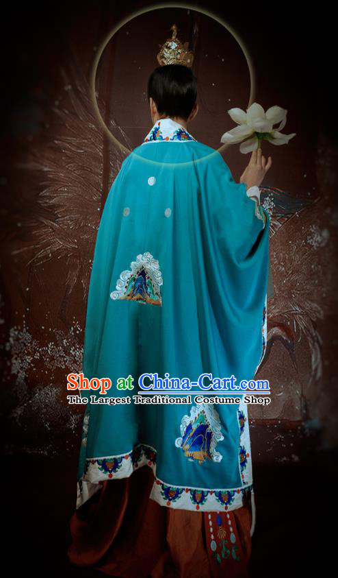 China Ancient Prince Hanfu Clothing Tang Dynasty Noble Childe Garment Costumes Traditional Dunhuang Murals Historical Attire for Men