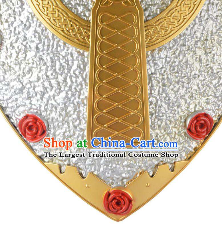 Top Halloween Fancy Ball Warrior Toys Cosplay Hero Sword and Shield Masquerade Party Props Stage Show Knight Accessories