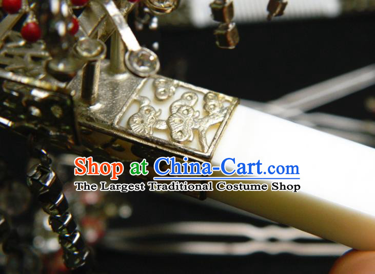 Japan Classical Hair Accessories Wedding Bride Headpieces Traditional Kimono Hairpins and Hair Comb Complete Set
