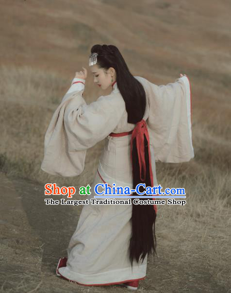 China Ancient Palace Lady Clothing Han Dynasty Imperial Consort Hanfu Dress Traditional Court Beauty Historical Costume