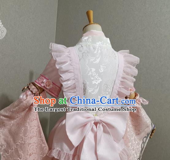 Top Magic Princess Clothing Cosplay Maidservant Dress Halloween Fancy Ball Garment Costume