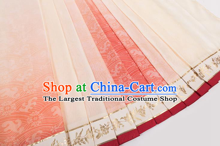 China Ming Dynasty Court Consort Historical Clothing Ancient Royal Mistress Garment Costumes Traditional Hanfu Dress Attire for Women