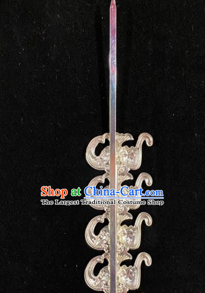 Chinese Beijing Opera Hua Tan Hair Accessories Peking Opera Noble Lady Hair Stick Traditional Opera Princess Five Bats Hairpin