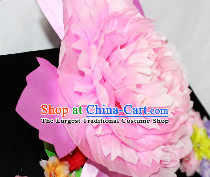 Chinese Beijing Opera Diva Hair Accessories Peking Opera Empress Hair Crown Traditional Opera Princess Great Wing Headdress