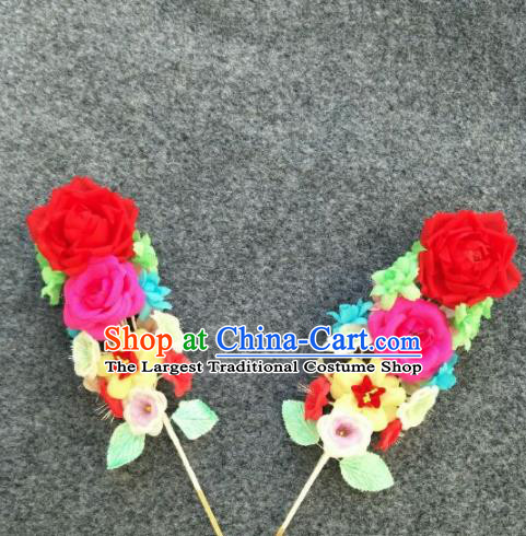 Chinese Beijing Opera Diva Hair Accessories Peking Opera Empress Hair Crown Traditional Opera Princess Great Wing Headdress
