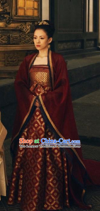 China Drama The Rebel Princess Replica Costumes Southern and Northern Dynasties Clothing Ancient Royal Rani Zhang Ziyi Hanfu Dress Garments
