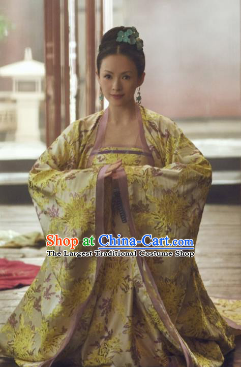 China Southern and Northern Dynasties Court Woman Clothing Ancient Hanfu Dress Garments Drama The Rebel Princess Wang Xuan Replica Costumes