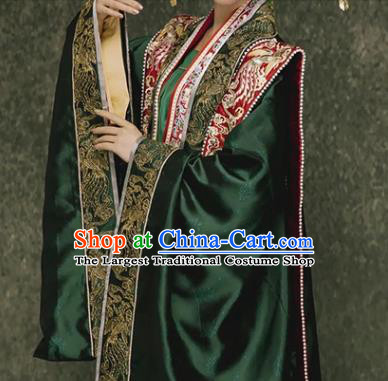 China Ancient Empress Xia Pei Wedding Clothing Traditional Song Dynasty Bride Garment Costumes and Headdress