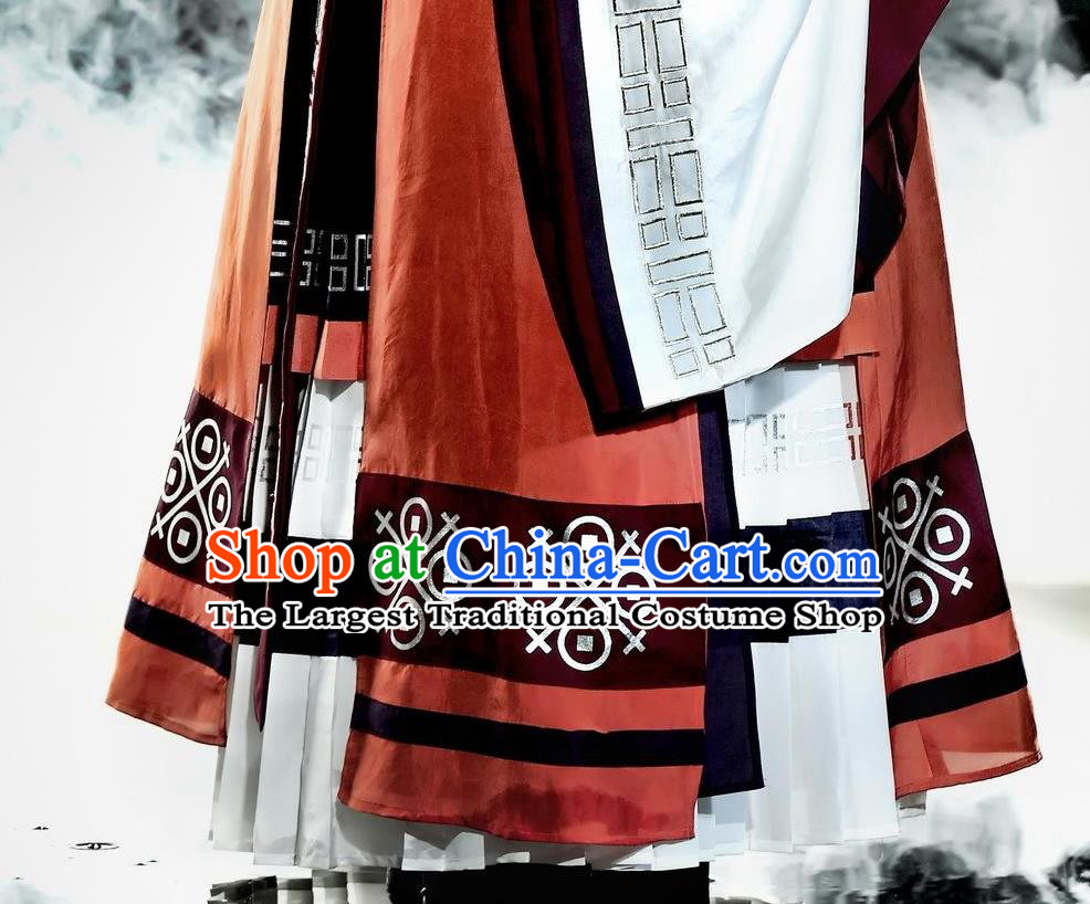 TV Series GyeBaek Queen Sa Taek Dress Ancient Garment Costumes Korean Traditional Clothing and Headdress Complete Set