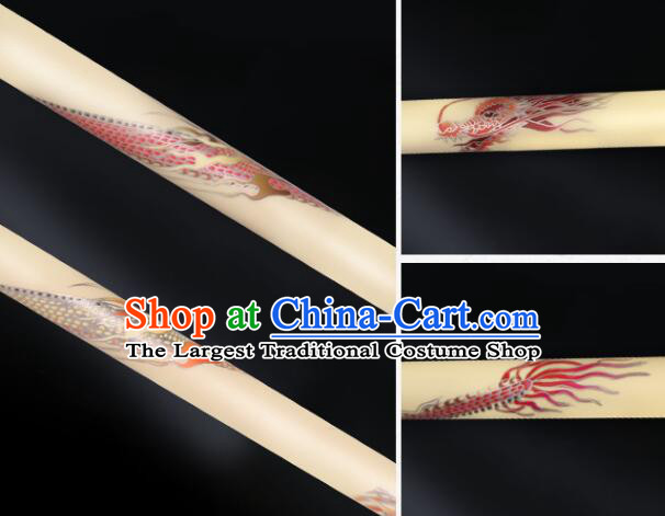 Professional Kung Fu Performance Cudgel Martial Arts Competition Stick Chinese Handmade Printing Dragon Cudgel