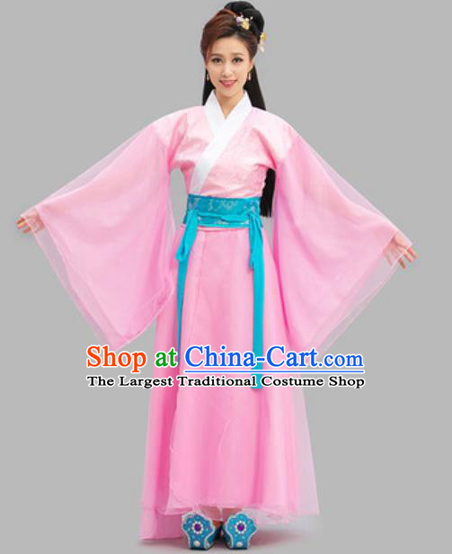 Chinese Han Dynasty Princess Garment Costumes Classical Dance Dress Ancient Goddess Clothing