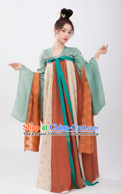 Chinese Xian Xia TV Series Love Between Fairy and Devil Fairy Xiao Lan Hua Garment Costumes Tang Dynasty Ruqun Hanfu Dress
