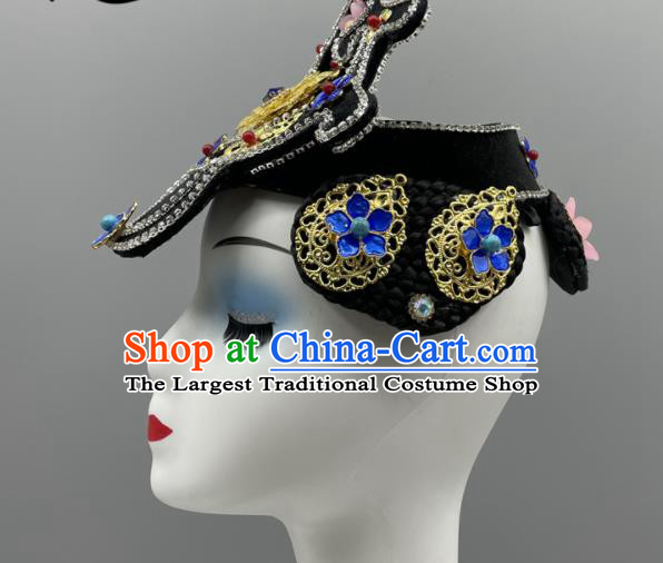 Chinese Meng Hui Gui ZI Headdress Woman Solo Dance Headpieces Classical Dance Hair Jewelries