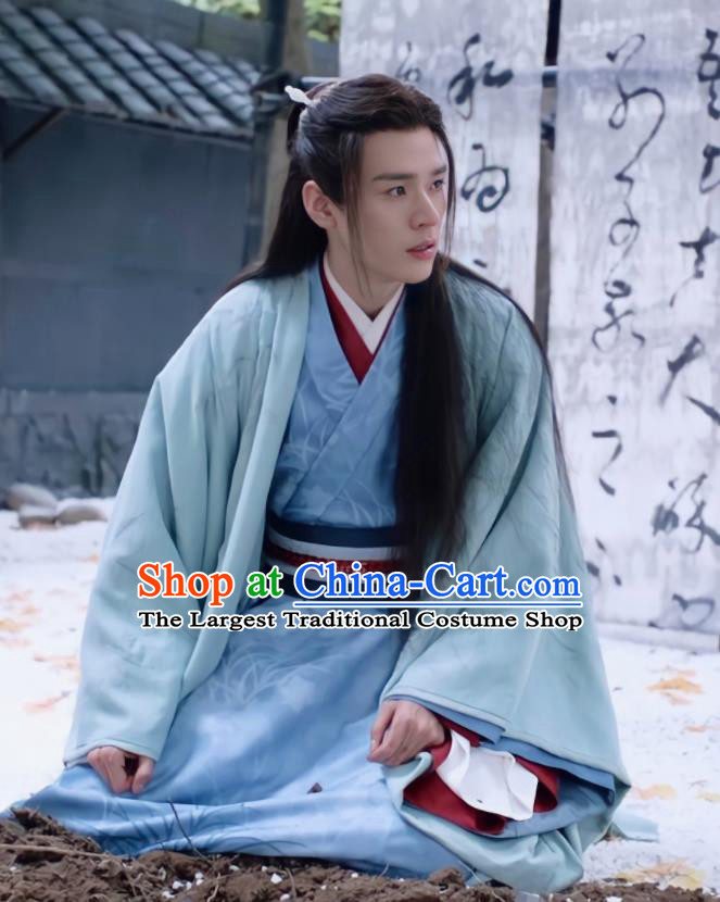 Chinese Ancient Swordsmen Garment Costumes Traditional Noble Childe Hanfu Clothing Wu Xia Series Word Of Honor Wen Kexing Apparels