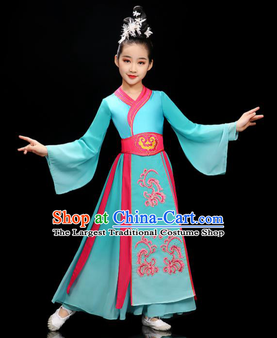 Chinese Classical dance dress for women performance dress square dance suit  yangko umbrella dance fairy lotus dance costume