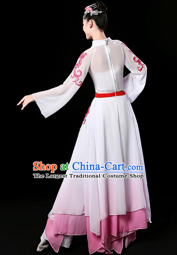 China Classical Dance Dress Stage Performance Clothing Fan Dance Garment Costume