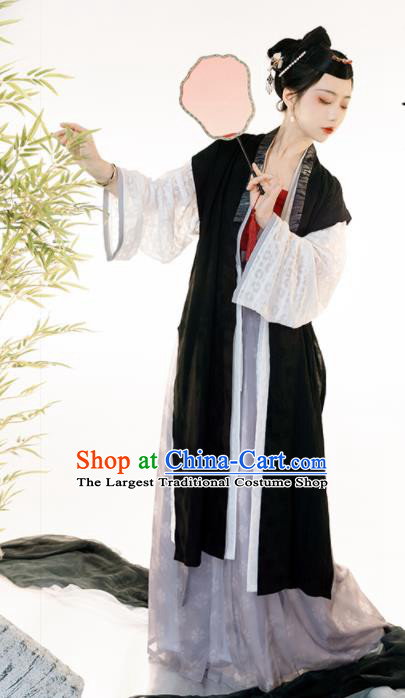 Chinese Song Dynasty Garment Costumes Ancient Noble Woman Clothing Traditional Hanfu Dress Complete Set