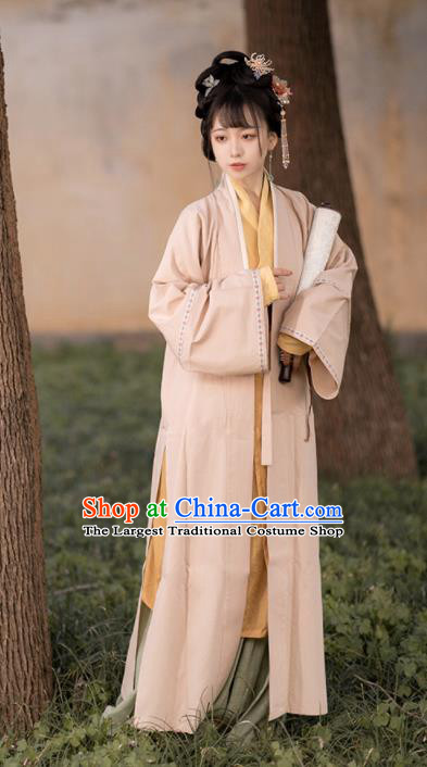 Chinese Ancient Country Lady Historical Costumes Song Dynasty Civilian Woman Clothing Traditional Hanfu Dress